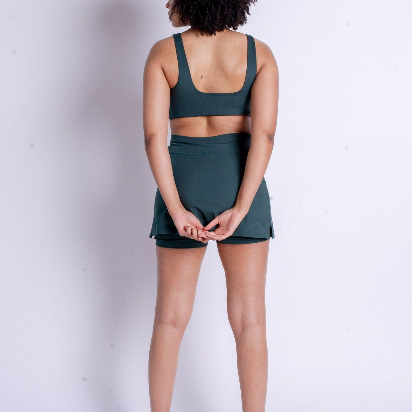 Girlfriend Collective_Sport Skort - Moss