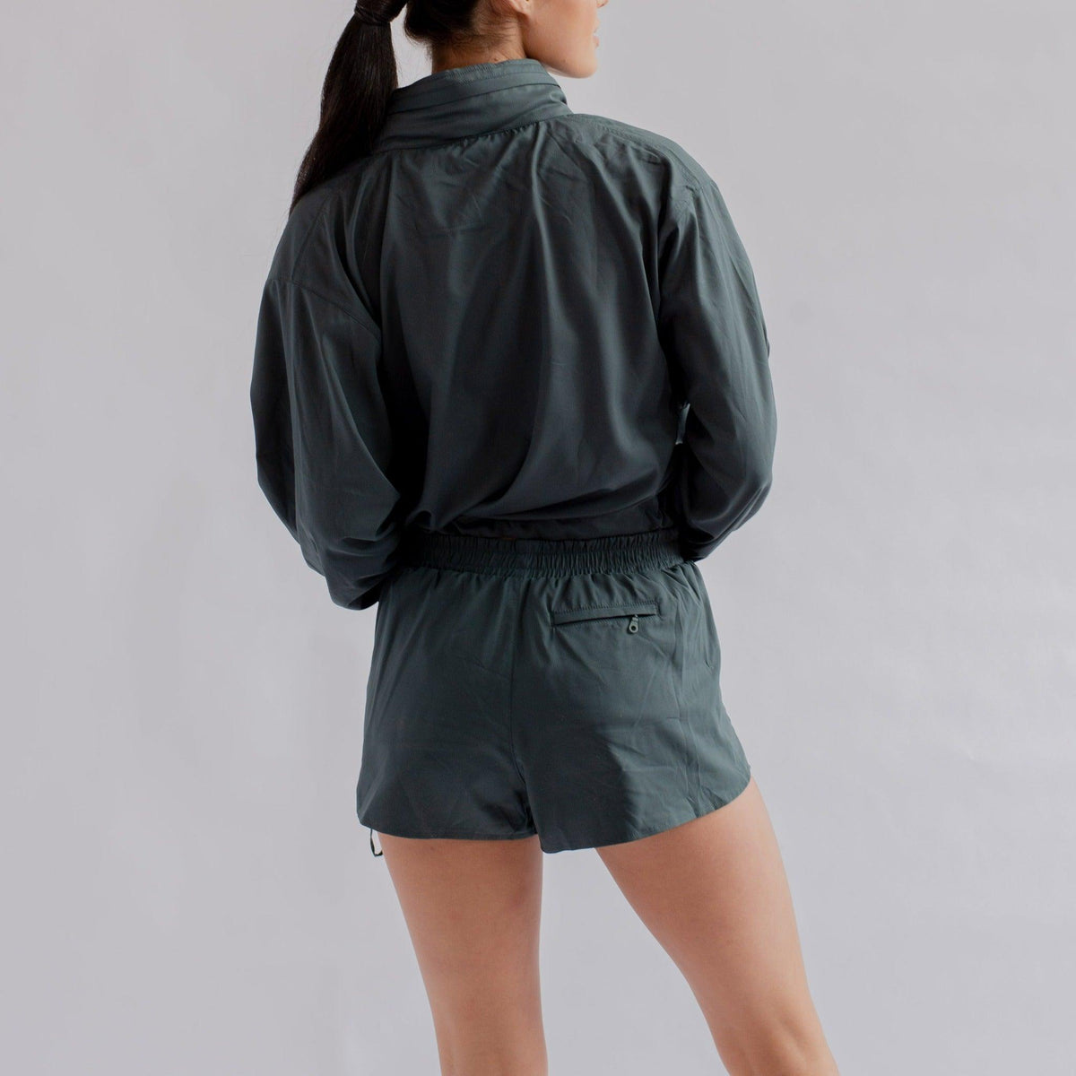 Girlfriend Collective_Trail Shorts - Moss