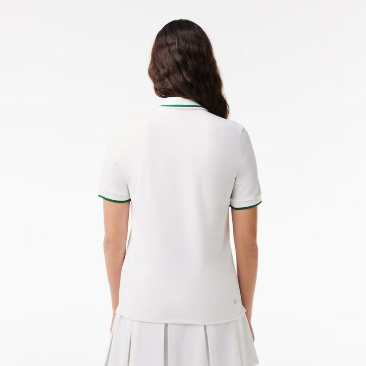Lacoste_Polo Heritage Lacoste Sport - Branco/Verde