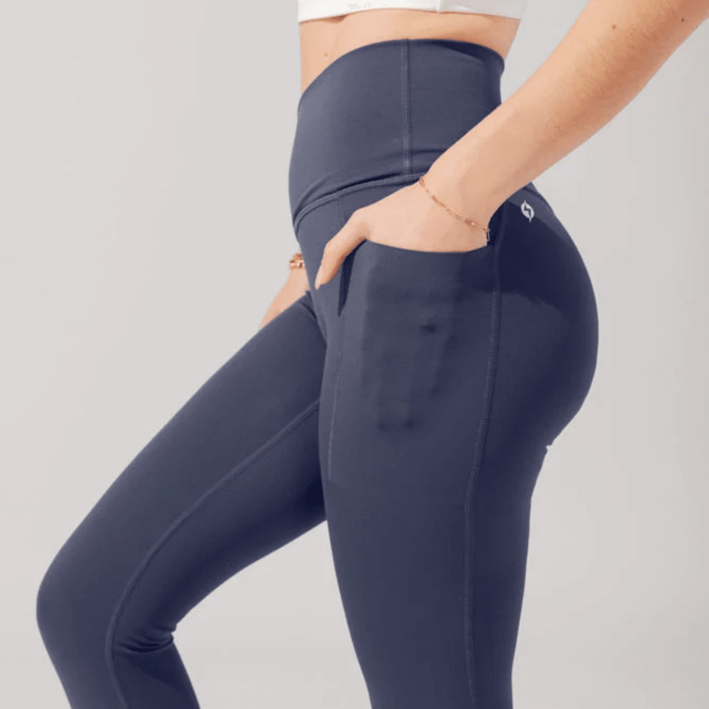 Popflex_Crisscross Hourglass Legging - Navy