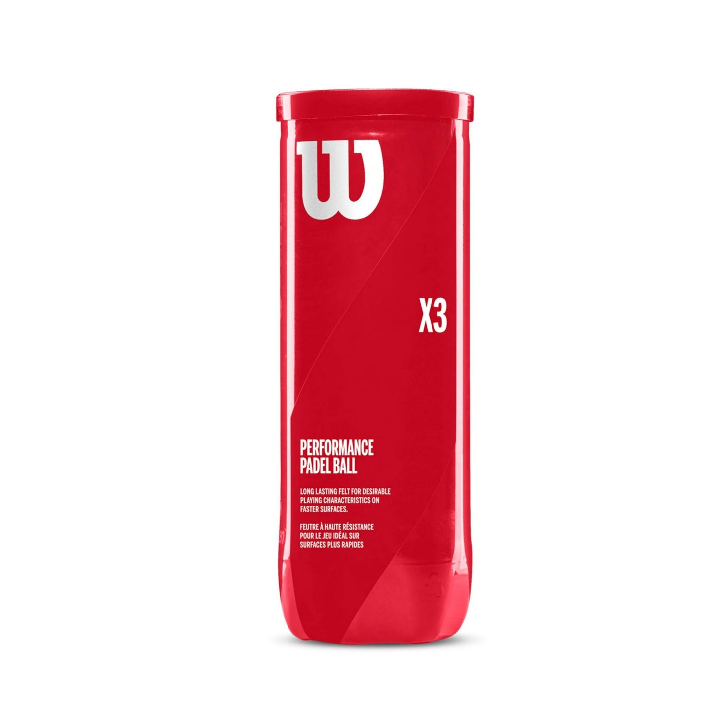 Wilson_Bolas Padel X3 (Tubo 3 bolas)