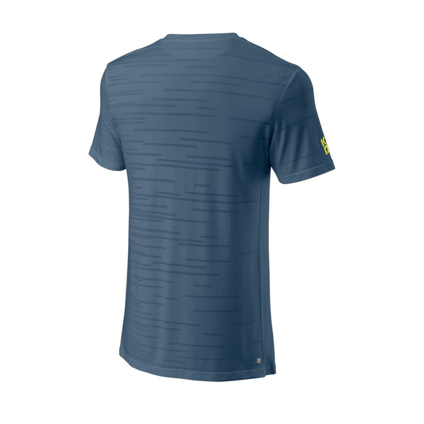 Wilson_T-Shirt Kaos Rapide SMLS Crew II - China Blue