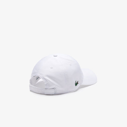 Boné Desportivo em Tafetá de Diamante - Branco