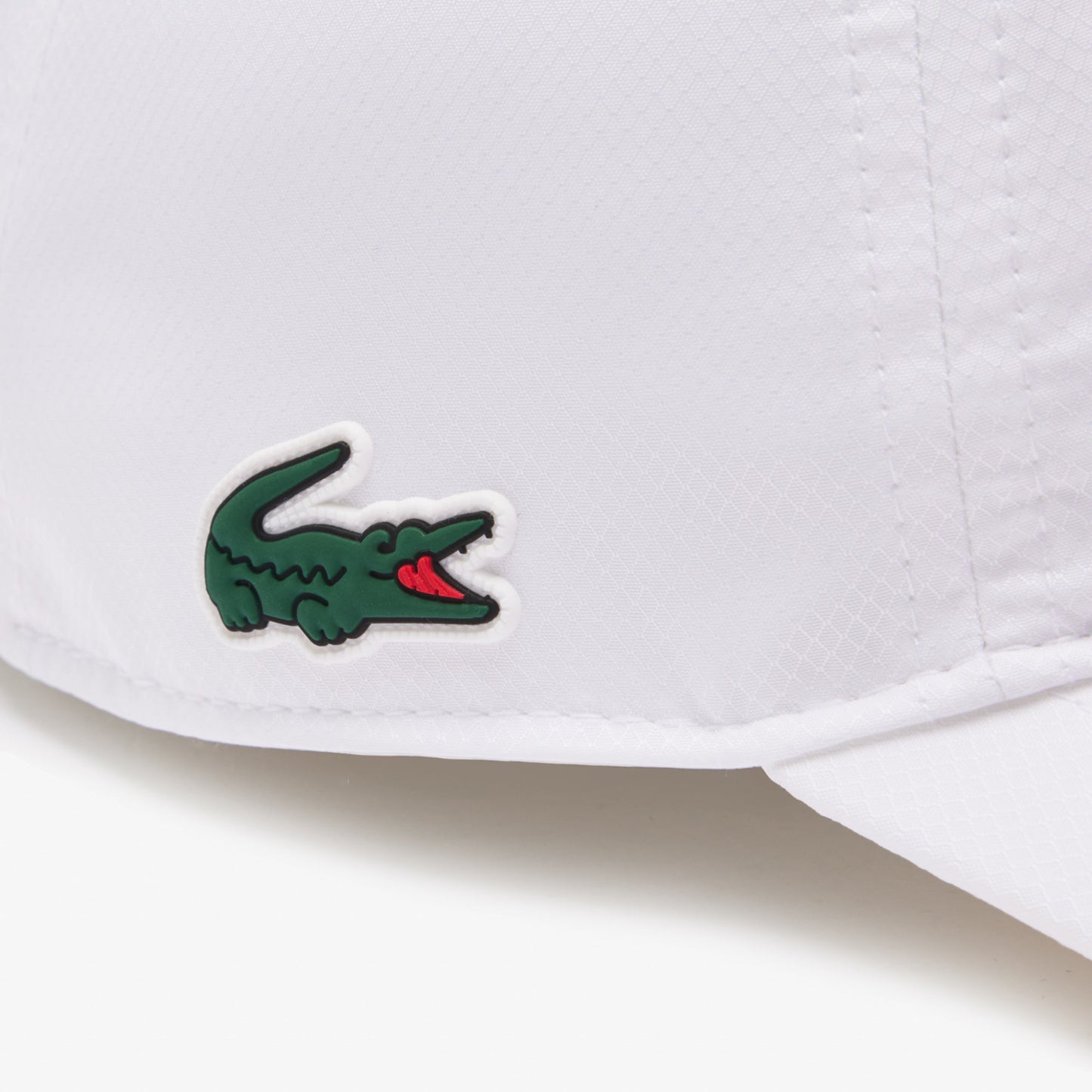 Boné Desportivo em Tafetá de Diamante - Branco