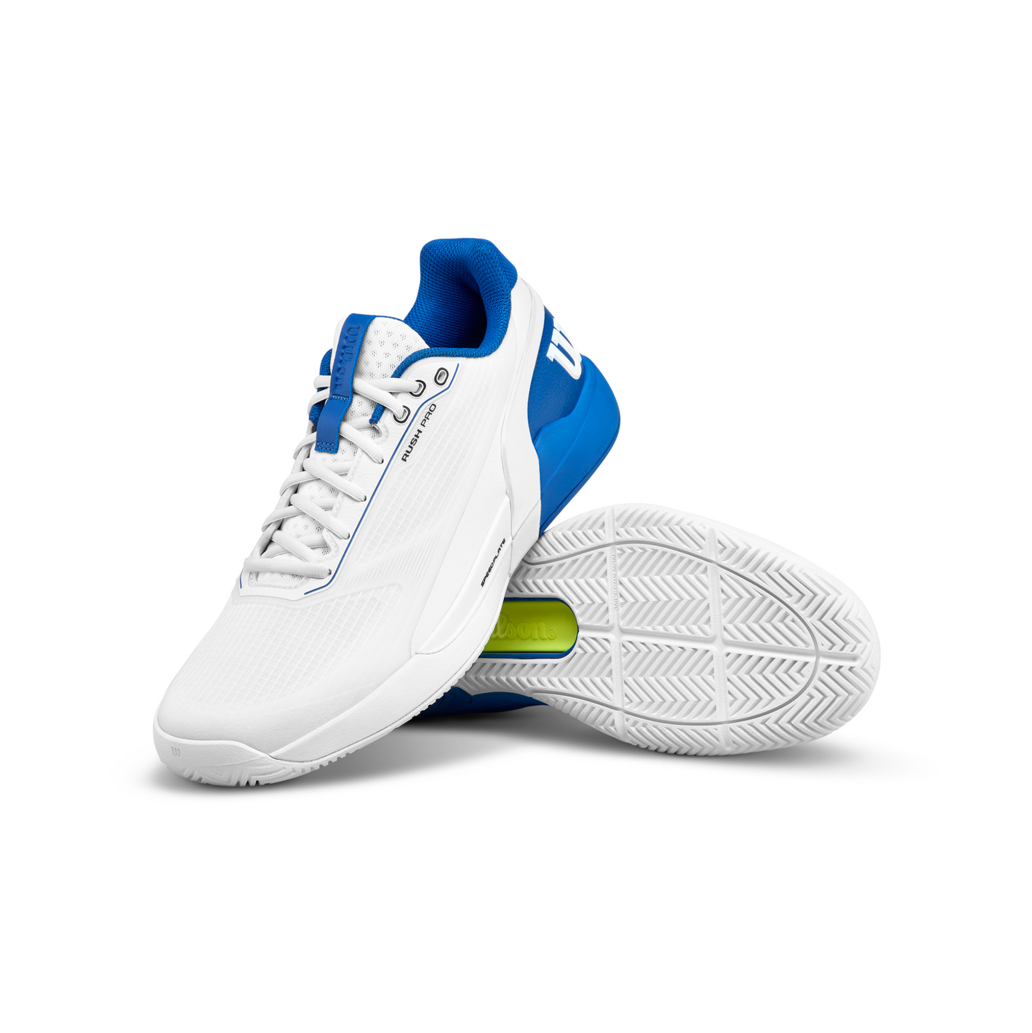 Rush Pro 5 - White/ Deja Vu Blue/ Safety Yellow
