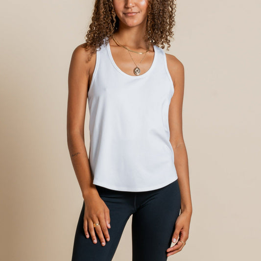 Girlfriend Collective_Reset Relaxed Tank - Ivory