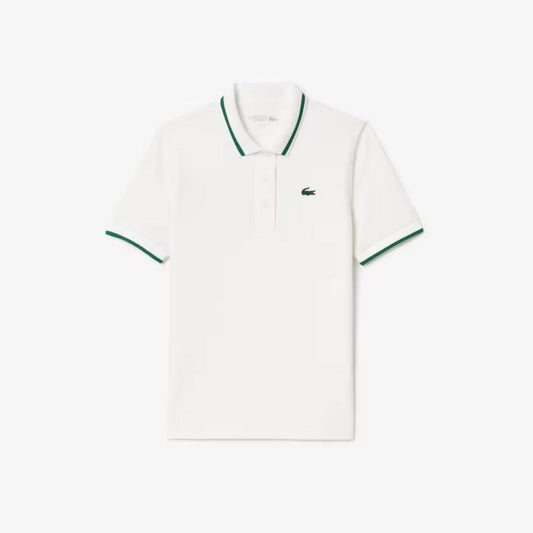 Lacoste_Polo Heritage Lacoste Sport - Branco/Verde