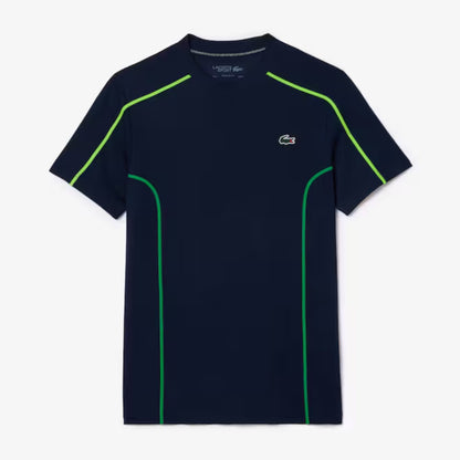 Lacoste_T-shirt Ténica Piqué Ultra - Dry - Azul marinho