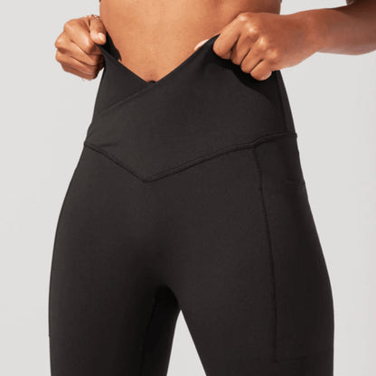 Popflex_Crisscross Hourglass Legging - Black