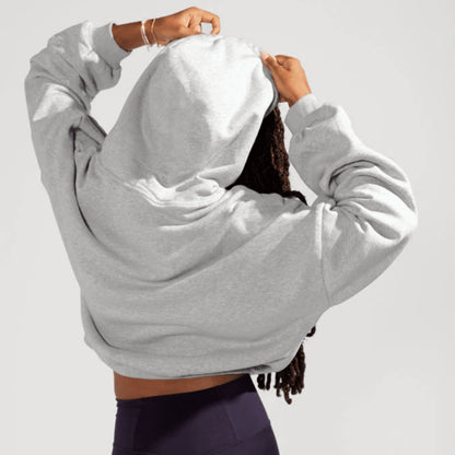 Popflex_Pullover Cloud Hoodie - Heather Grey