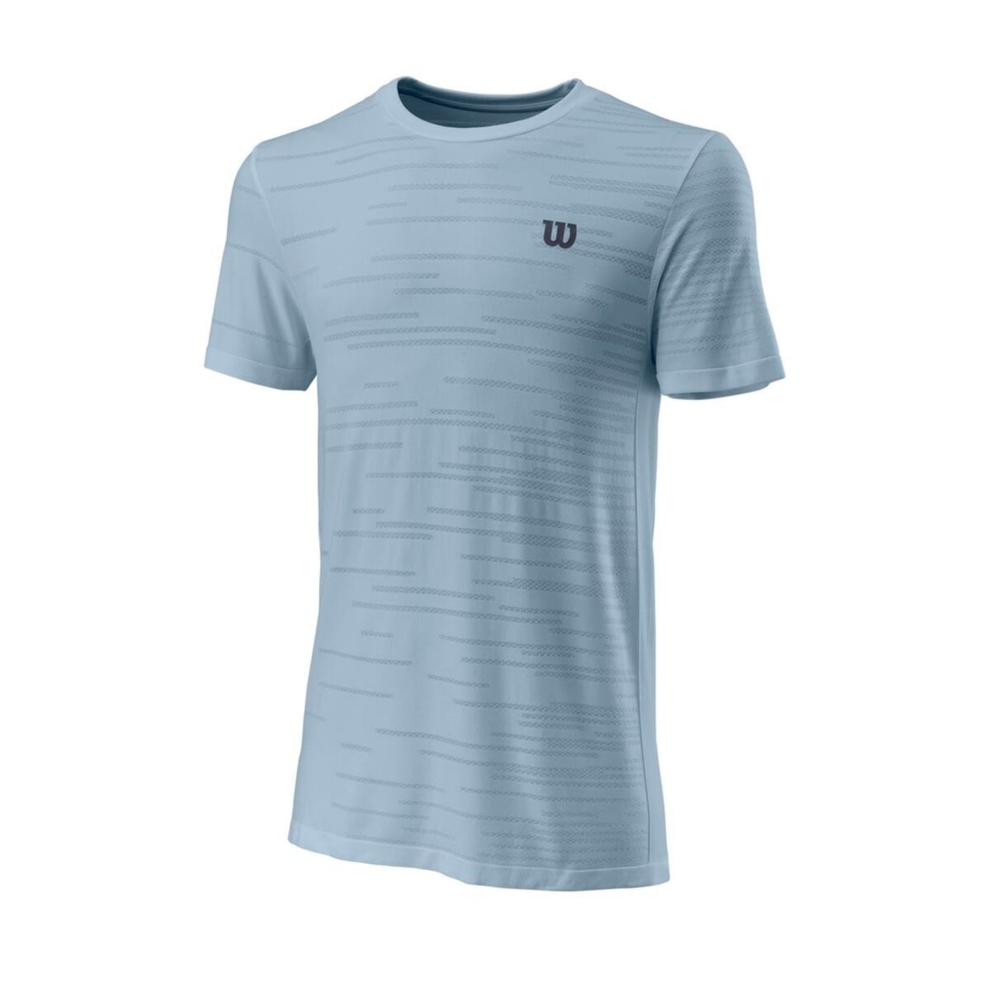 Wilson_T-Shirt Kaos Rapide SMLS Crew II - Blue Fog